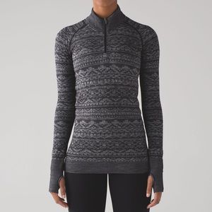 🔴SOLD🔴 Lululemon Rest Less 1/4 Zip Grey sz 6